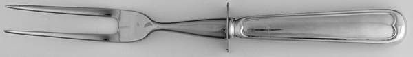 Fiddle Thread (Sterling) Small Steak Carving Fork with Stainless Prongs