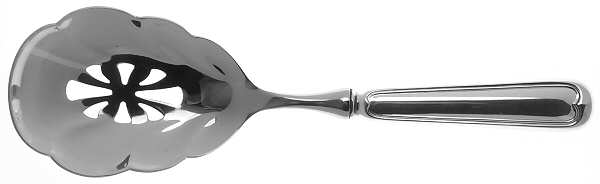 Fiddle Thread (Sterling) Pierced Serving Spoon with Stainless Bowl