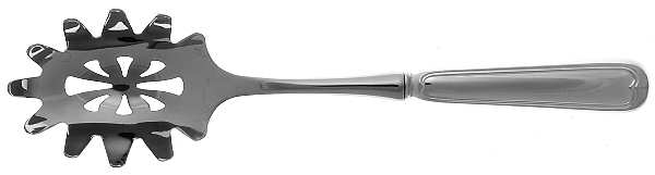 Fiddle Thread (Sterling) Pasta Server with Stainless Bowl