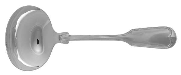Fiddle Thread (Sterling) Solid Gravy Ladle