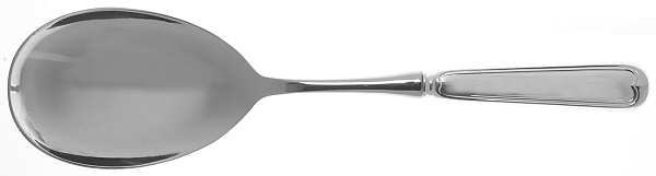 Fiddle Thread (Sterling) Salad Servng Spoon with Stainless Bowl
