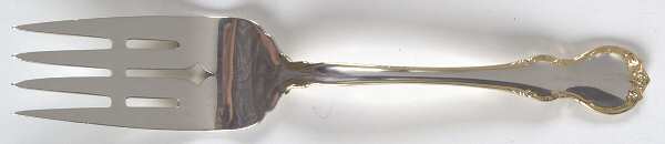 Medium Solid Cold Meat Serving Fork
