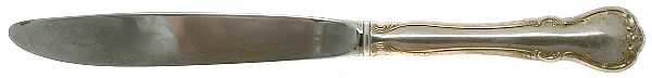 French Provincial-Gold (Sterling) Modern Hollow Knife by Towle Silver