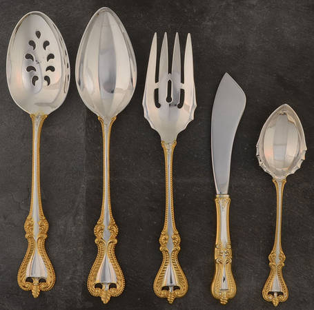 Old Colonial Gold (Sterling) 5 Piece Hostess Set