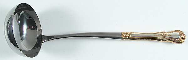Old Master Gold (Sterling) Soup Ladle with Stainless Bowl