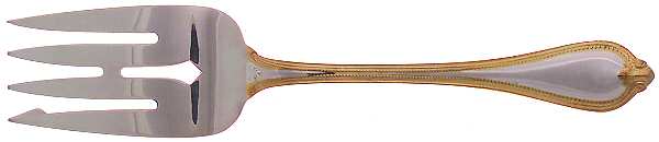 Small Solid Cold Meat Serving Fork