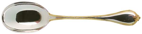 Old Newbury Gold (Sterling, Gold Acct) Round Bowl Soup Spoon (Cream Soup)