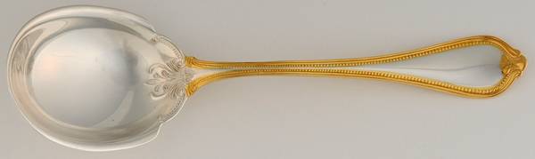 Old Newbury Gold (Sterling, Gold Acct) Sugar Spoon