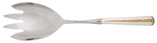 Rambler Rose Gold (Sterling, 1992) Salad Serving Fork with Stainless Prongs