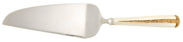 Rambler Rose Gold (Sterling, 1992) Pie and Cake Server with Stainless Blade HC