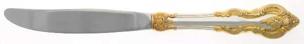 El Grandee Gold (Sterling, Gold Acct) Modern Hollow Knife