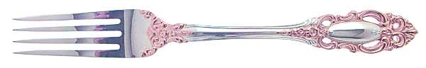 Grand Duchess Gold (Sterling) Fork by Towle Silver