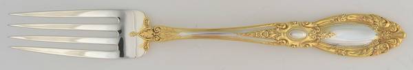 King Richard Gold (Sterling, Gold Acct) Fork