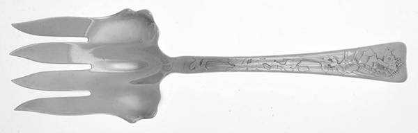 Lap-Over-Edge (Acid Etched) Large Solid Fish Serving Fork