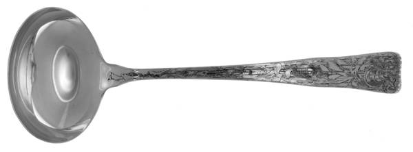 Lap-Over-Edge (Acid Etched) Oyster Ladle Solid Piece