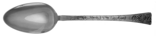 Lap-Over-Edge (Acid Etched) Gravy Dressing Spoon Small with Buttom