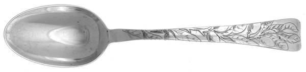 Lap-Over-Edge (Acid Etched) Dessert/Oval Soup Spoon