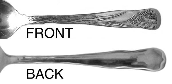 Lap-Over-Edge (Acid Etched) Demitasse Spoon