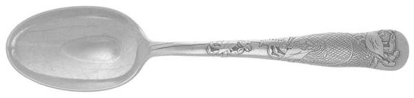 Lap-Over-Edge (Acid Etched) Demitasse Spoon