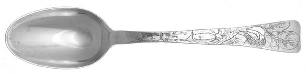 Lap-Over-Edge (Acid Etched) Dessert/Oval Soup Spoon