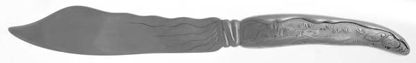 Lap-Over-Edge (Acid Etched) Individual Solid Fish Knife