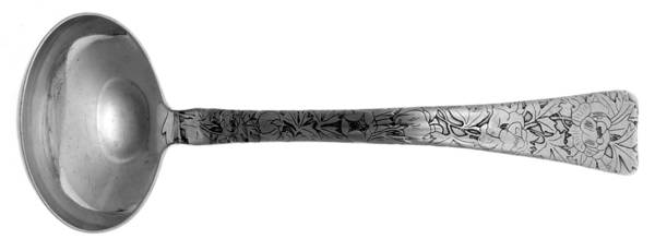 Lap-Over-Edge (Acid Etched) Solid Gravy Ladle