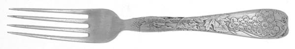Lap-Over-Edge (Acid Etched) Fork-Dessert/Luncheon-Solid Pc