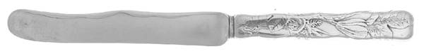 Lap-Over-Edge (Acid Etched) Dessert/Tea Knife Hollow Handle Sterling Blade
