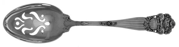 Georgian (Sterling, Newer) Pierced Anniversary Serving Tablespoon