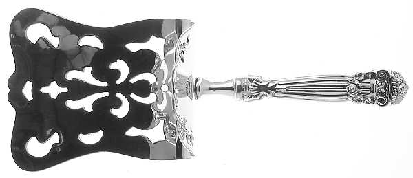 Georgian (Sterling, Newer) Hollow Asparagus Server with Sterling Hood