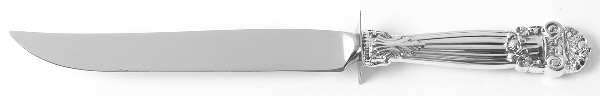 Georgian (Sterling, Newer) Small Steak Carving Knife with Stainless Blade