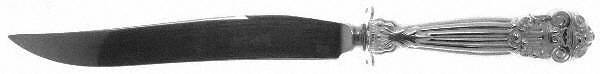 Georgian (Sterling, Newer) Small Steak Carving Knife with Stainless Blade
