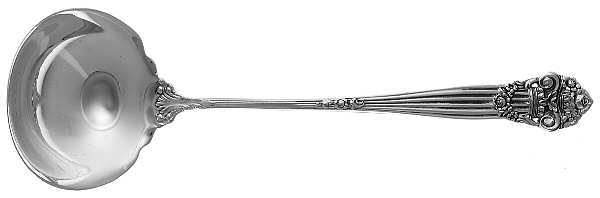 Georgian (Sterling, Newer) Solid Piece Cream Ladle