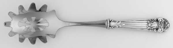 Georgian (Sterling, Newer) Pasta Server with Stainless Bowl