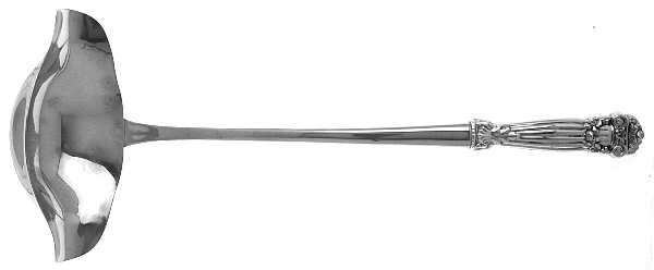 Georgian (Sterling, Newer) Punch Ladle with Stainless Bowl