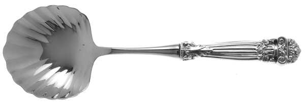 Georgian (Sterling, Newer) Casserole Spoon with Stainless Shell Bowl