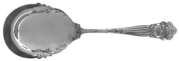 Georgian (Sterling, Newer) Solid Smooth Casserole Spoon