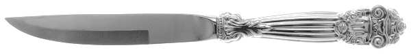Georgian (Sterling, Newer) Individual Steak Knife Hollow Handle