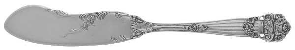 Georgian (Sterling, Newer) Flat Handle Butter Spreader