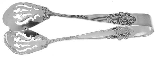 Georgian (Sterling, Newer) Large Ice Serving Tongs