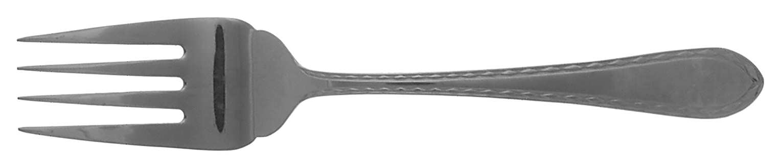 Diamond Antique-Glossy Large Solid Cold Meat Serving Fork