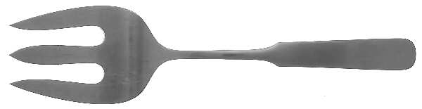 Heritage (Stainless) Solid Salad Serving Fork