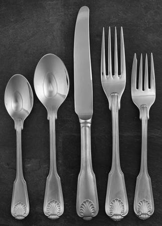 London Shell (Stainless) 40  Piece Estate Set