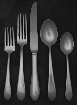 Boston Antique (Germany, Stainless) 5 Piece Place Setting