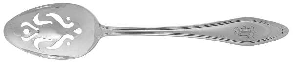 Mary Chilton (Sterling, 1912, Monograms) Pierced Tablespoon (Serving Spoon) HC