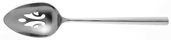Satin Facets Pierced Tablespoon (Serving Spoon)