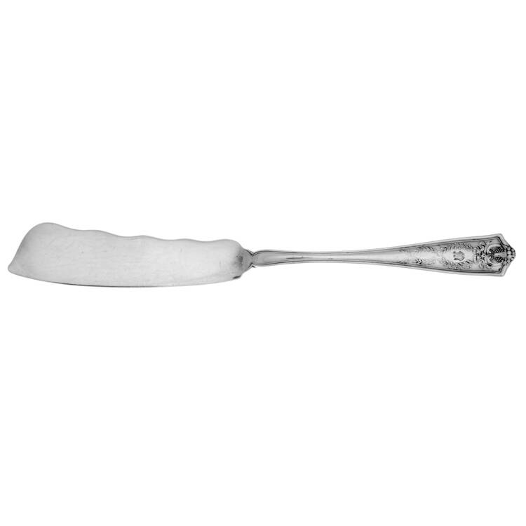 Winthrop (Sterling, 1909, Monograms) Flat Handle Master Butter Knife