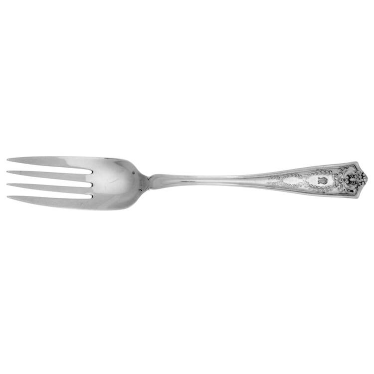 Winthrop (Sterling, 1909, Monograms) Dessert Fork