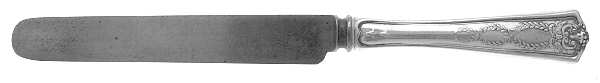 Winthrop (Sterling, 1909, Monograms) Blunt Hollow Knife with Bolster
