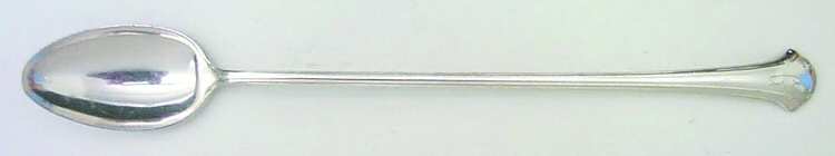 Chippendale (Sterling, 1937, Monograms) Iced Tea Spoon
